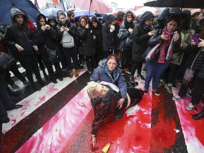 Manifestaci&oacute;n contra la violencia machista en Argentina el pasado 19 de octubre.