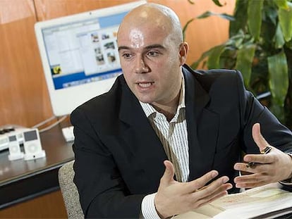 Juan Antonio Castellanos, en las oficinas de Apple en Madrid.