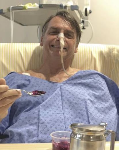 Bolsonaro, em foto publicada por ele nas redes sociais no dia 8 de fevereiro.