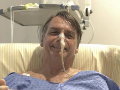 Bolsonaro, em foto publicada por ele nas redes sociais no dia 8 de fevereiro.