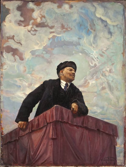 'Lenin en la tribuna' (1927), de Isaak Brodsky.