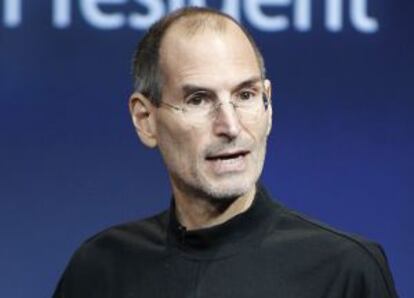 Steve Jobs, durante un evento en la sede central de Apple en 2010.