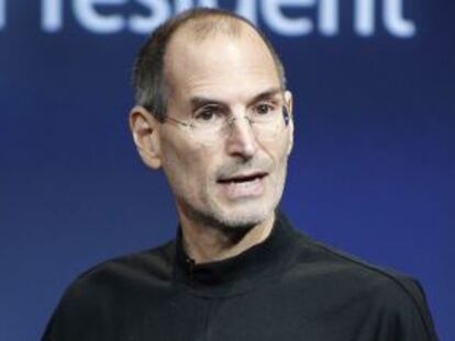 Steve Jobs, durante un evento en la sede central de Apple en 2010.