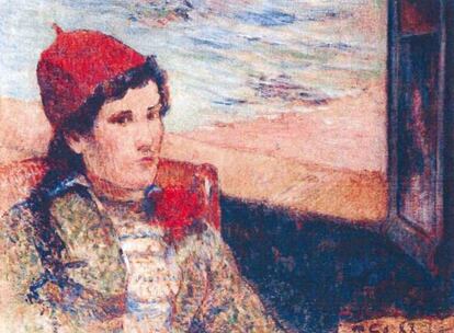 'Mujer ante una ventana abierta', de Paul Gauguin, de 1898.