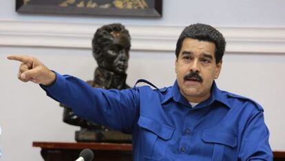 El presidente venezolano Nicol&aacute;s Maduro.