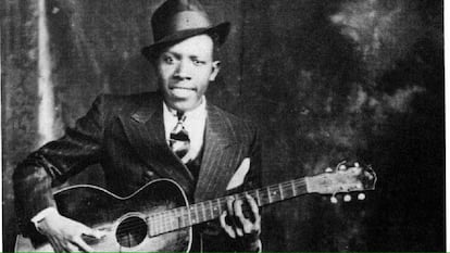 El músico Robert Johnson en una imagen sin datar, cortesía de Sony.