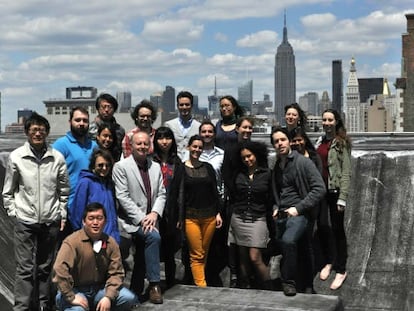 Equipo del neurocient&iacute;fico Joseph LeDoux, en Nueva York.