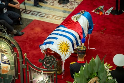 El féretro de Jose 'Pepe' Mujica.