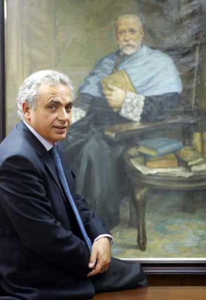 Luciano Parejo, en la sede madrileña de la UIMP.