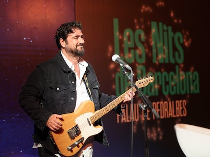 Antonio Orozco en la presentación del festival Les Nits de Pedralbes.