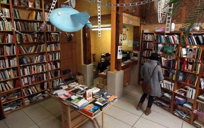 Librería en Madrid.