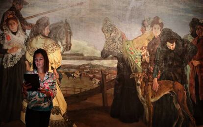 Exposición de Ignacio Zuloaga en la Fundación Mapfre, en Madrid.