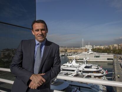 El conseller delegat de Salamanca Group, Martin Bellamy, ahir al Port Vell de Barcelona.