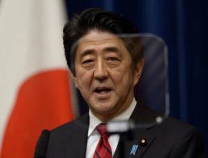 El primer ministro japonés, Shinzo Abe. EFE/Archivo