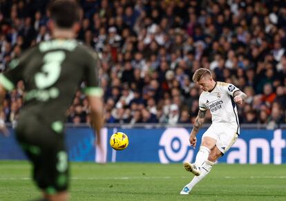 Toni Kroos, durante el partido ante el Girona.