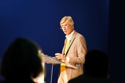 El consejero de Salud de la Generalitat, Josep Maria Argimon, en una conferencia.