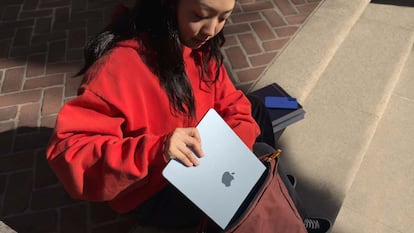Uso de un MacBook Air