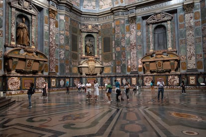 Las Capillas de los Medici, en la basílica de San Lorenzo, en Florencia.