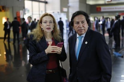 Alejandro Toledo y Eliane Karp, en una foto de archivo de noviembre de 2016.