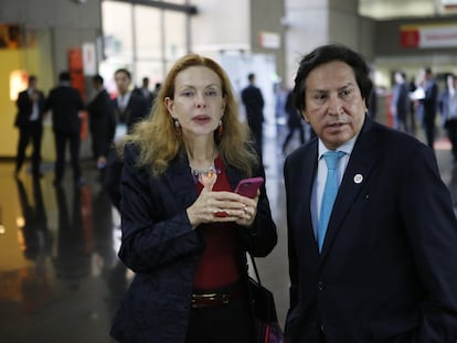 Alejandro Toledo y Eliane Karp, en una foto de archivo de noviembre de 2016.