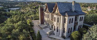 Casa palacio del campus Los Peñascales de la Fundación SEPI, edificio que data de 1910, situado en Torrelodones, Madrid.