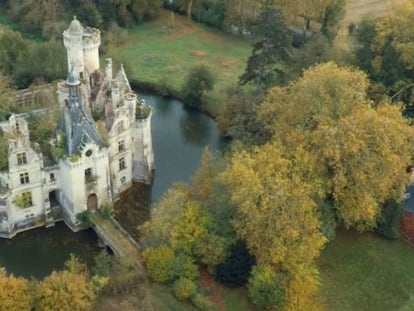 Castillo de Mothe-Chandeniers (Vienne, Francia).