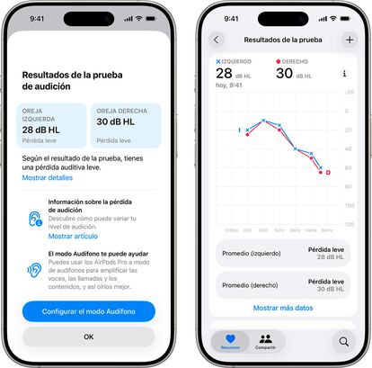 Salud auditiva con la app Salud de Apple