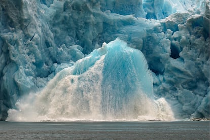 Uno de los glaciares fotografiados por Jorge Marín.
