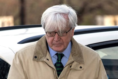 El asesor jurídico de la Casa Real José Manuel Romero, este jueves.