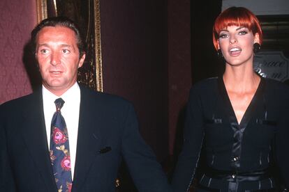 Linda Evangelista fue la esposa del directivo durante seis años.