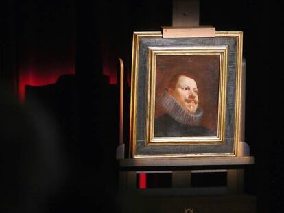 Presentacion del cuadro de Velazquez &#039;Felipe III&#039; en el Museo del Prado.