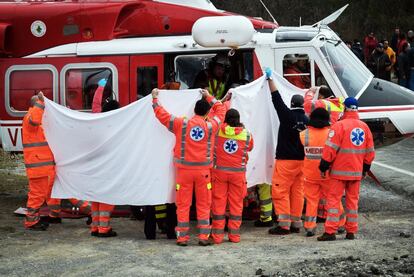 Robert Kubica ha sido transladado en helicóptero al Hospital Santa Corona de Pietra Ligure, situado en la provincia de Savona, cerca de Génova.