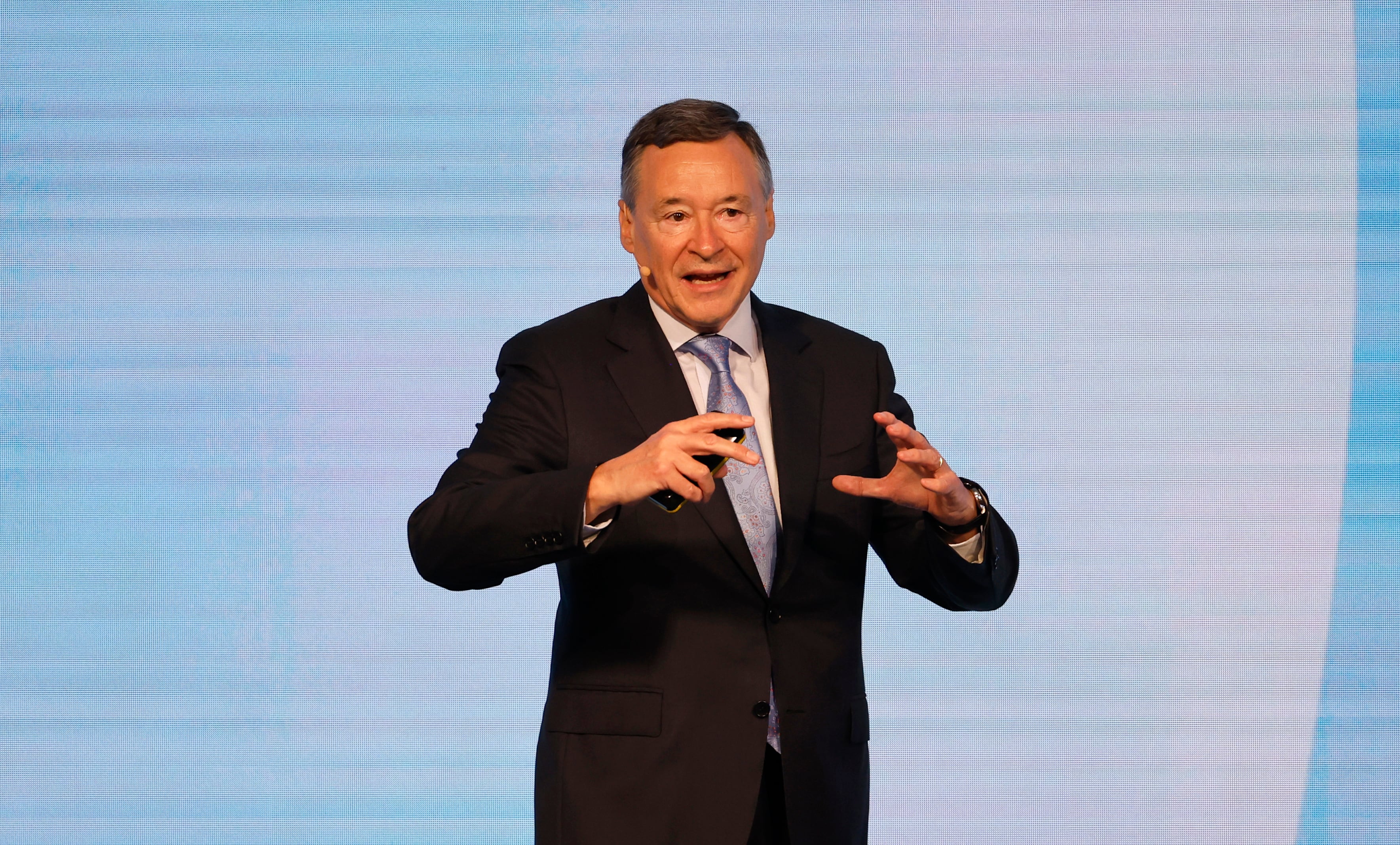 Ángel Simón, durante su etapa como consejero delegado de Criteria Caixa.