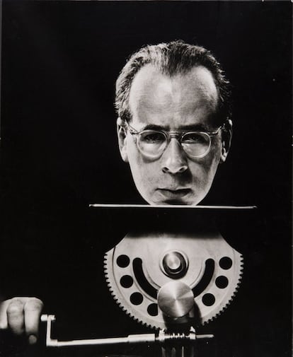 Autorretrato de Philippe Halsman en 1950.