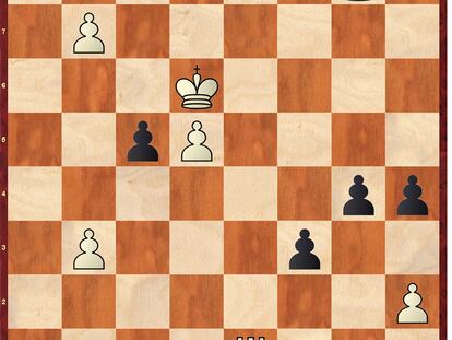 Posición tras 37 …h4