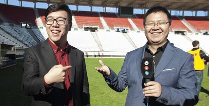 Hui Tang y Lian Xiang, propietarios del FC Jumilla.