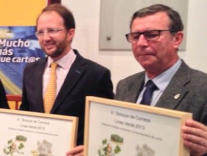 Correos y WWF presentan su bosque de seis hectáreas y 3.000 árboles en Lorca