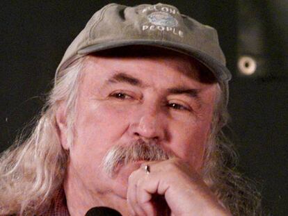 David Crosby en una imagen de 1999.