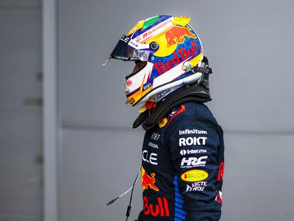 Checo Pérez en el Circuito de Barcelona-Cataluña, durante el Gran Premio de España.