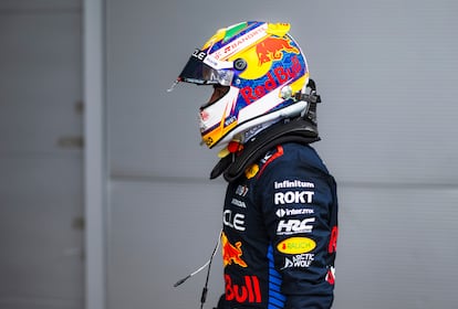 Checo Pérez en el Gran Premio de España 2024