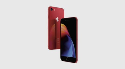 Apple iPhone 8 rojo de 64Gb, uno de los artículos rebajados en la campaña de ofertas previas al 'Black Friday'.