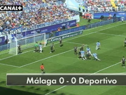 Málaga 0 - Deportivo 0