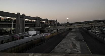 Las afueras de la estación Pantitlán, puerta de entrada con la periferia de la Ciudad de México.