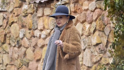 Lucía Bosé, en Turégano (Segovia), donde vive.