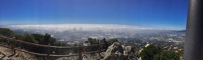 Vista panoràmica del Maresme des del Montcabré.