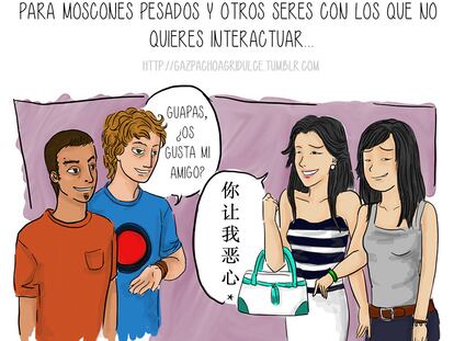 Hacerse la china
