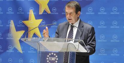 El presidente de la FEMP (Federación Española de Municipios y Provincias), Abel Caballero.