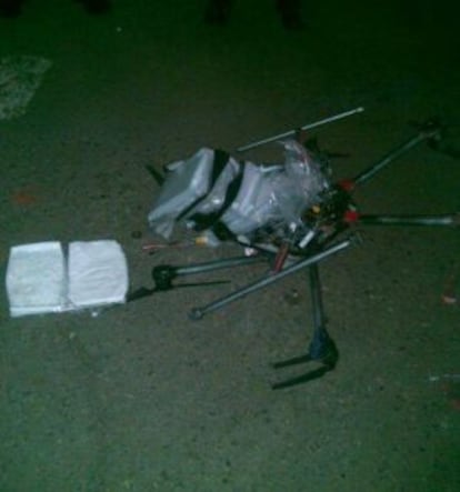 Drone com droga em Tijuana.