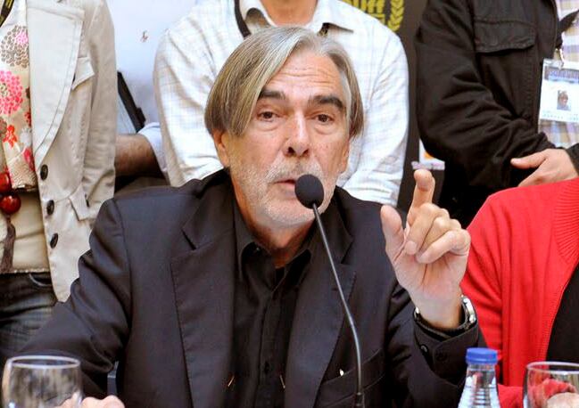 Enrique Nicanor en el decimoquinto Festival de Cine Internacional de Ourense que dirigió. 