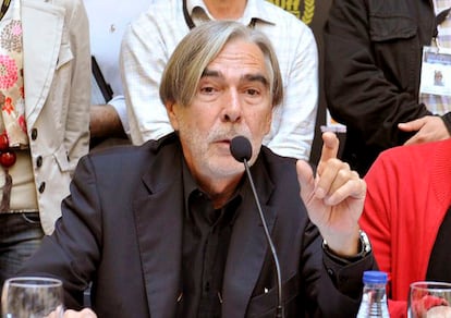 Enrique Nicanor en el decimoquinto Festival de Cine Internacional de Ourense que dirigió. 